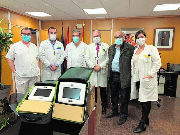 Ceden seis respiradores al hospital de Albacete