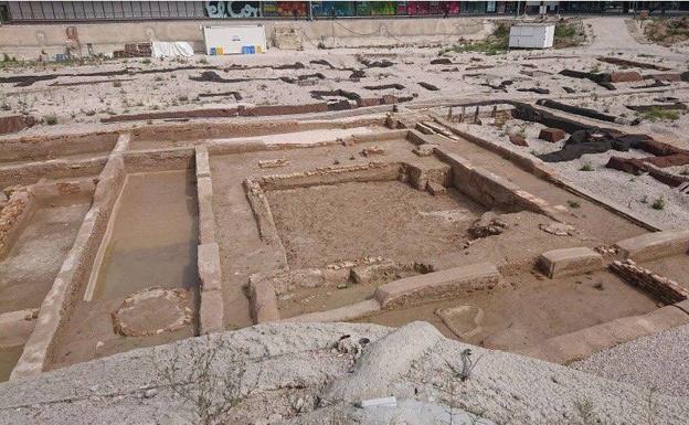 La última DANA apenas causó daños en uno de los muros del yacimiento de San Esteban