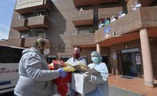 Procesión solidaria de los 'coloraos'