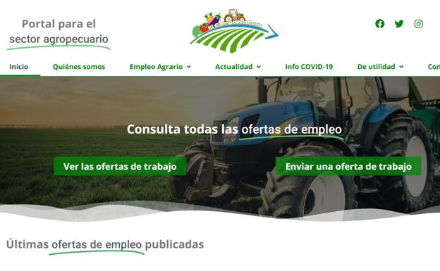 Scrats lanza una web para promover el empleo en el sector agropecuario del Levante