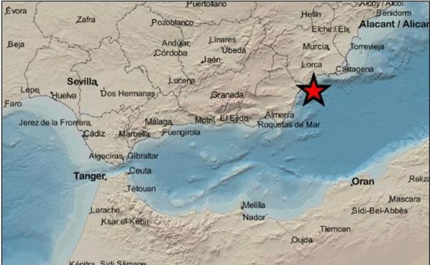 Susto en Águilas por el «fuerte estruendo» de un terremoto de 2,7 grados
