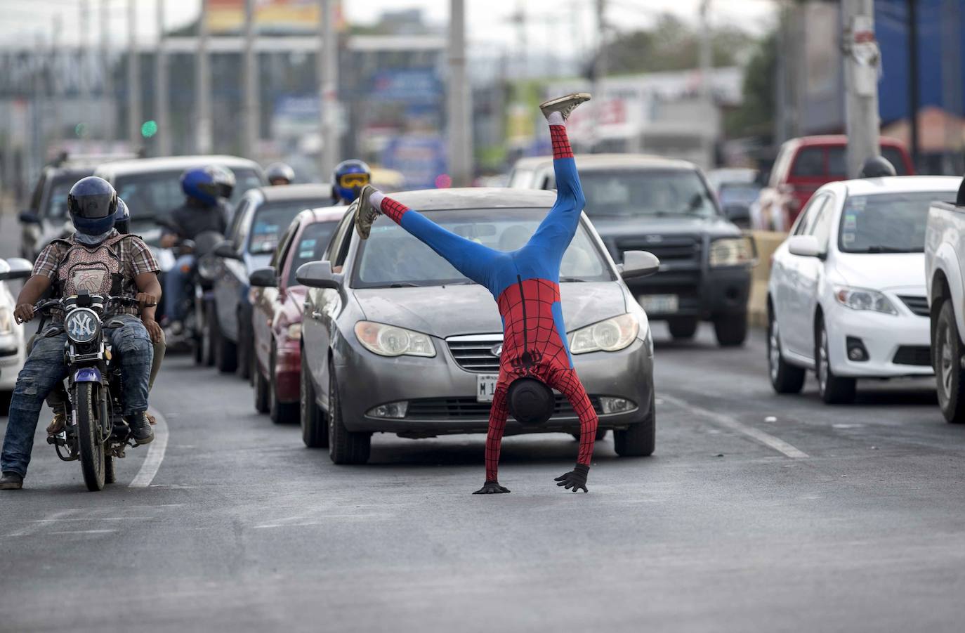 Spiderman: artista callejero