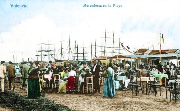 Langostas y tortilla: menú de chiringuito en 1894