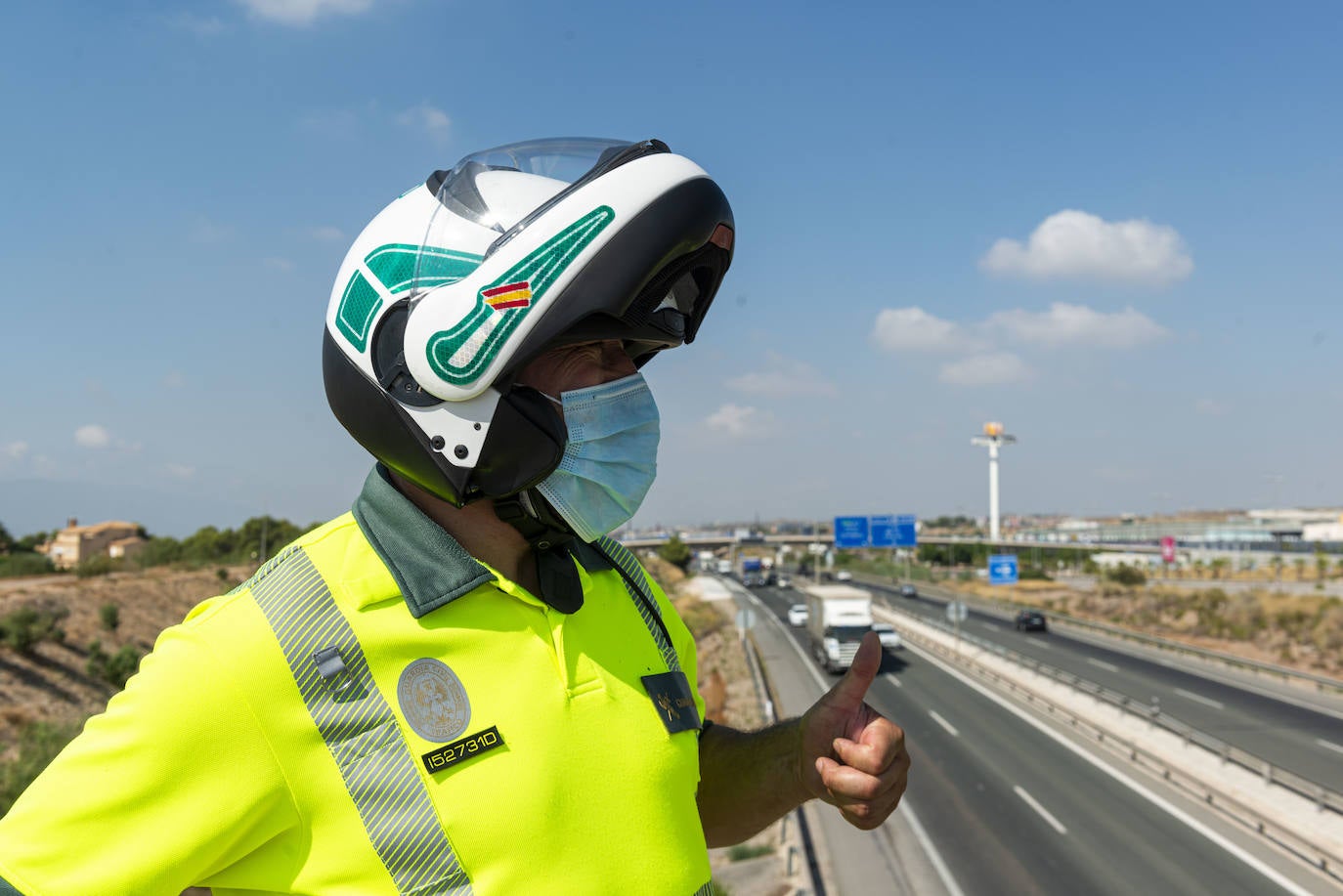 Los desplazamientos por carretera en la Region caen un 20% pese al fin de las restricciones