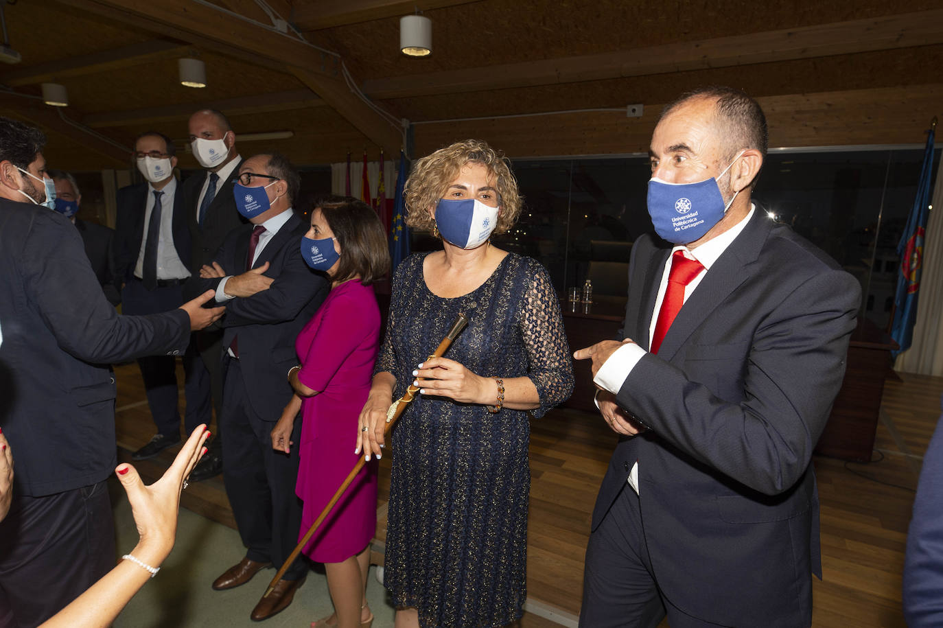 La rectora Beatriz Miguel toma posesión con el objetivo de que la «ciencia de la UPCT se vea»