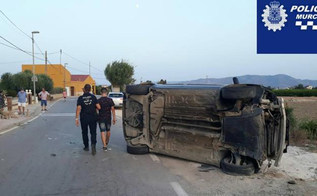 Cuadruplica la tasa de alcoholemia tras empotrarse contra una vivienda en Murcia