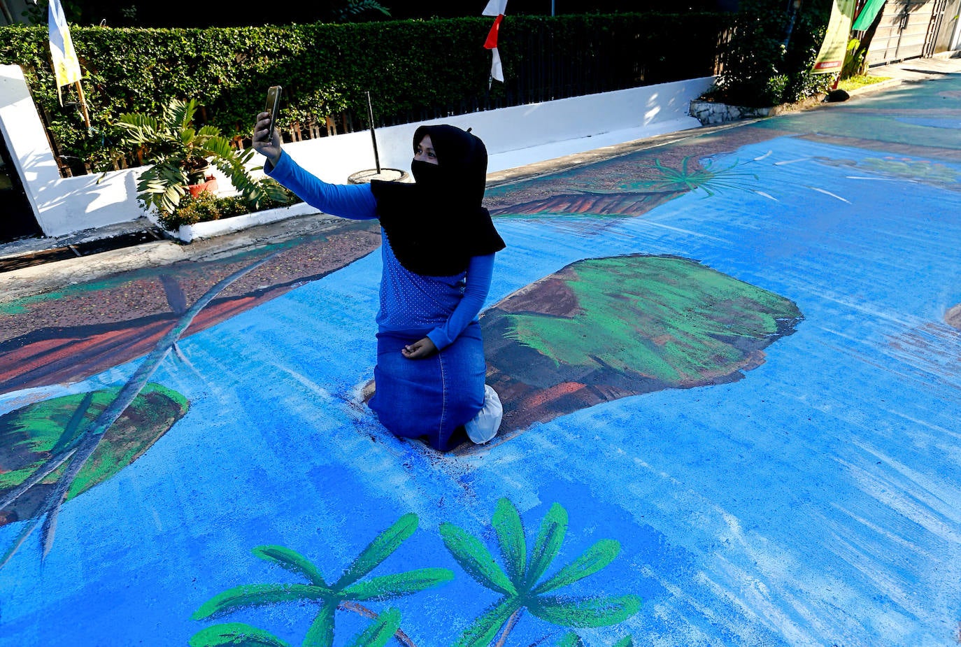 Murales contra el coronavirus