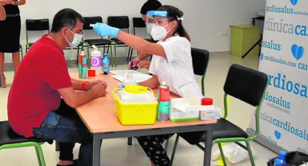 Archena hace test a sus 300 docentes
