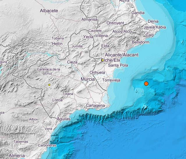 Un terremoto de 3,6 grados frente a las costas de la Región se deja sentir en La Manga