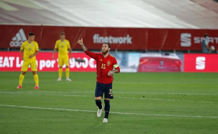 Las mejores imágenes del España-Ucrania