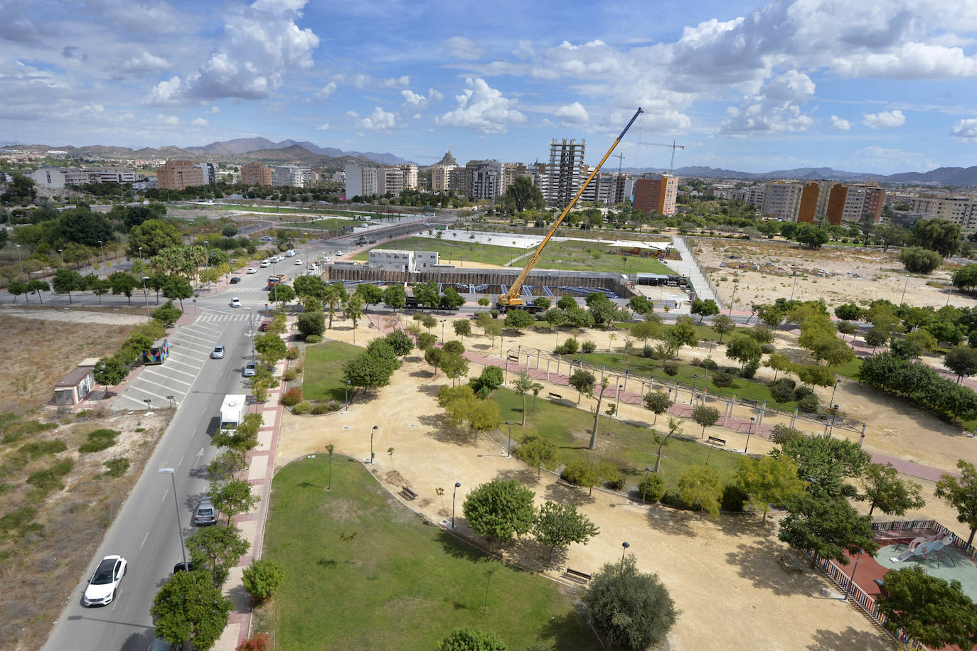 Churra y Santiago y Zaraíche estrenan una área verde de más de 26.200 m