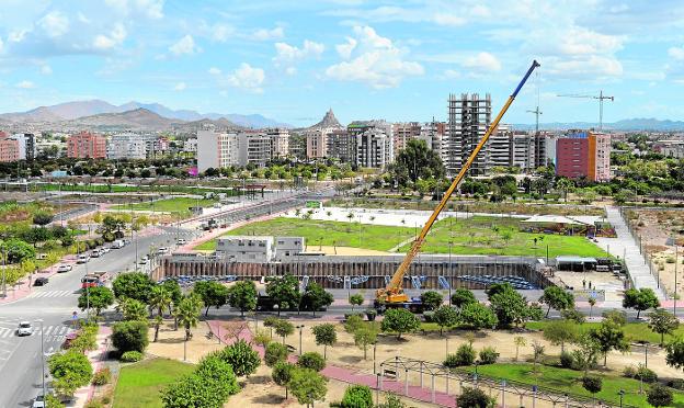 La zona norte de Murcia estrena un 'pulmón verde' de 26.000 m2 en el centro de un área residencial