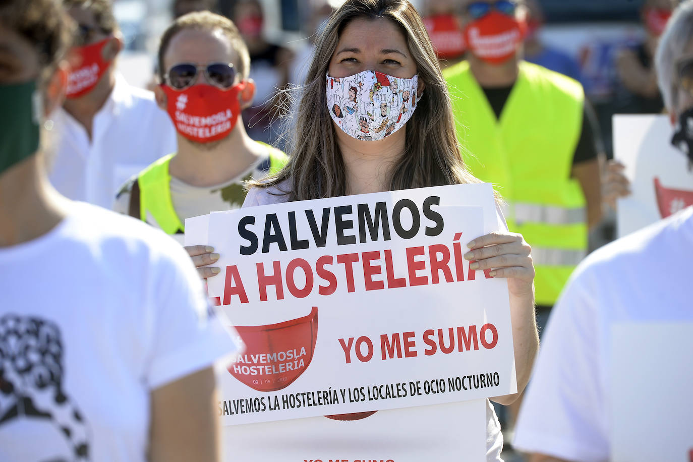 Protesta de Hostemur por las calles de Murcia