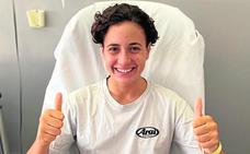 Ana Carrasco sale del hospital