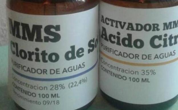 Salud recuerda que el clorito de sodio «no está autorizado»
