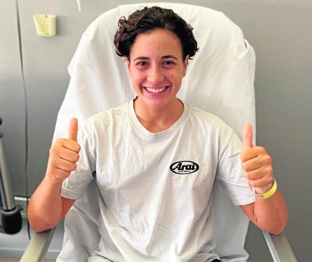 Ana Carrasco: «Las lesiones de espalda asustan, pero no pasé miedo»