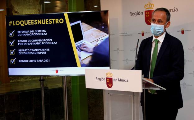 La Comunidad denuncia el rechazo del Ministerio a corregir el «castigo financiero histórico a la Región»