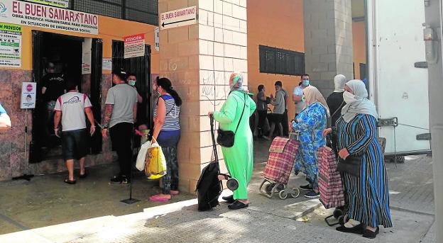 El número de atendidos en Cáritas y El Buen Samaritano se duplica durante la pandemia