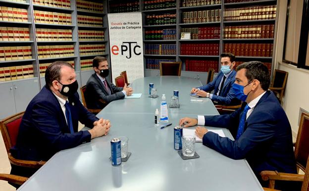 El Colegio de Abogados de Cartagena participará en el protocolo regional de detección temprana de la ocupación