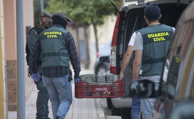 Cae un clan familiar dedicado al tráfico de hachís en el Puerto de Mazarrón