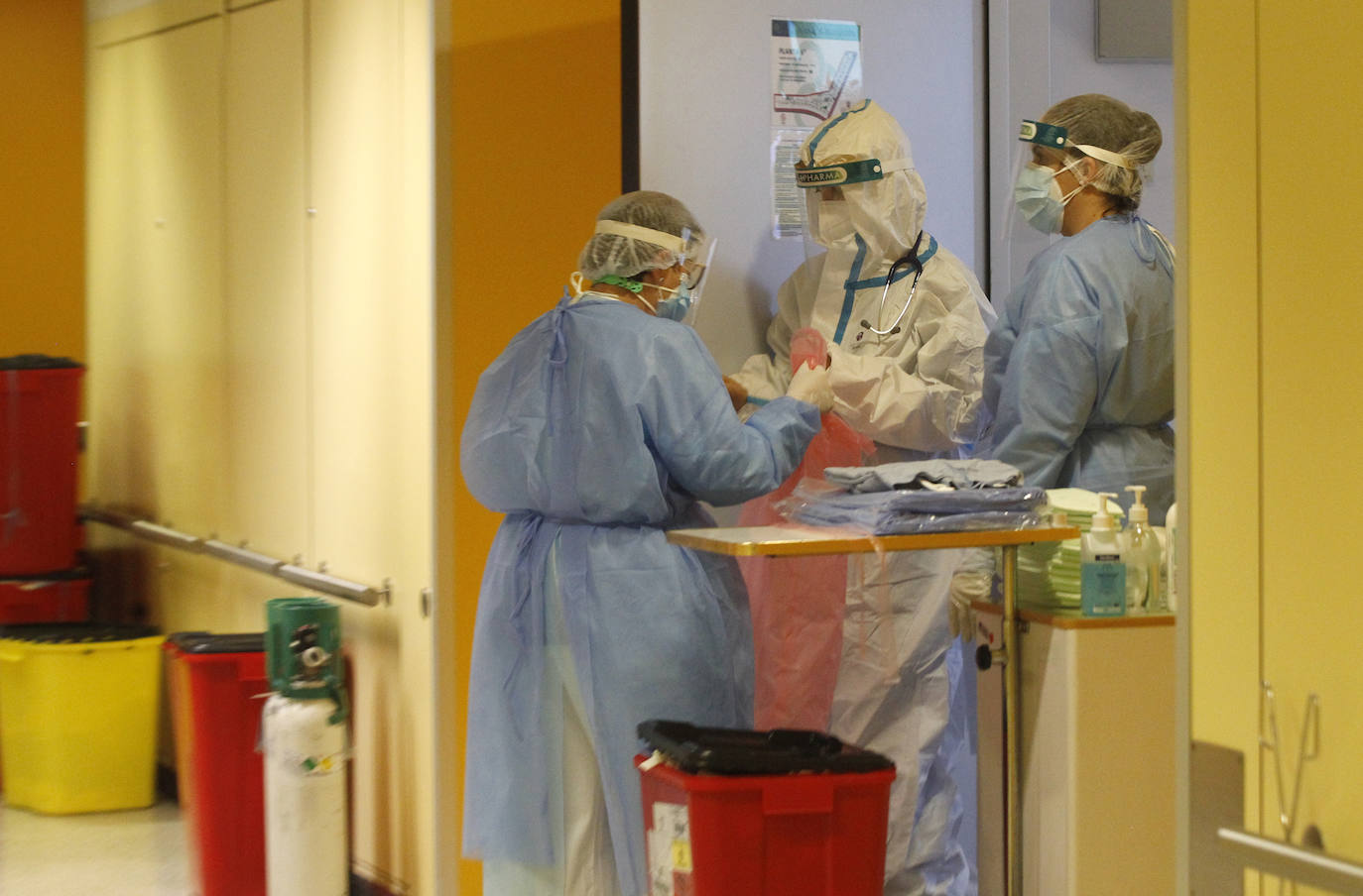 Lucha contra la Covid en el hospital Reina Sofía de Murcia