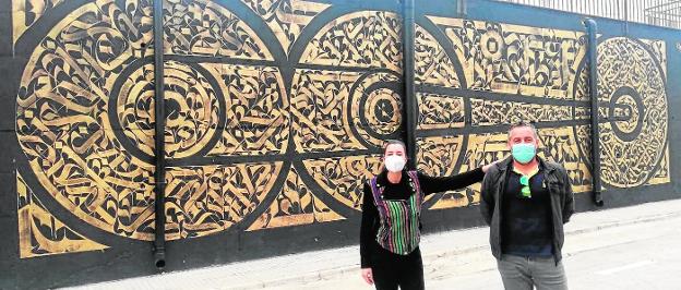 Arte urbano en los muros de Blanca