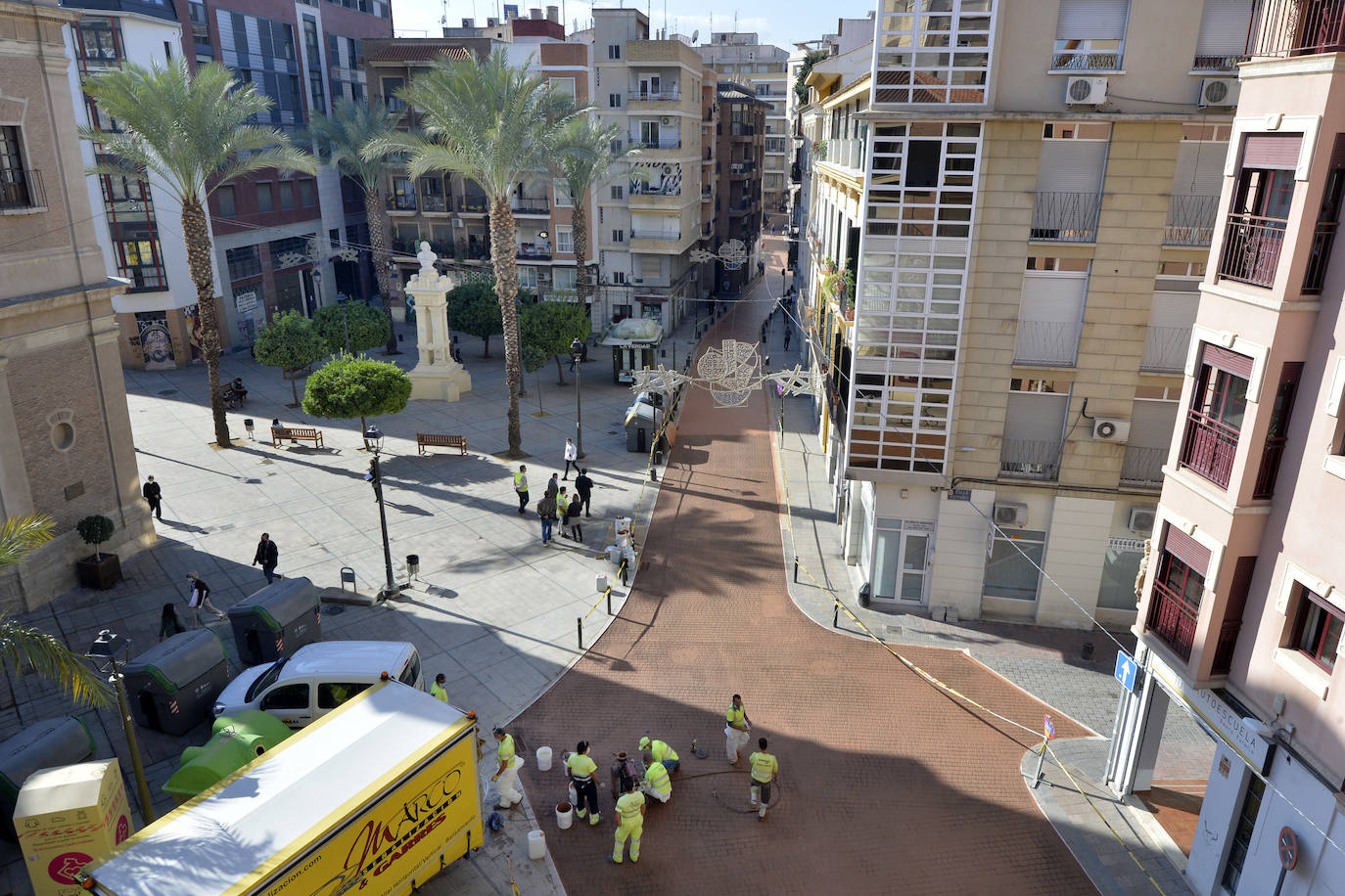 Completado el trazado de 3 kilómetros de la antigua muralla medieval de Murcia