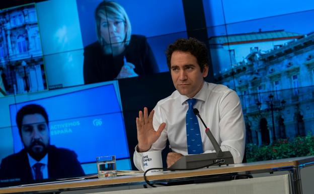 García Egea defiende impulsar la Ciudad de la Justicia y acelerar el AVE a Cartagena en los PGE