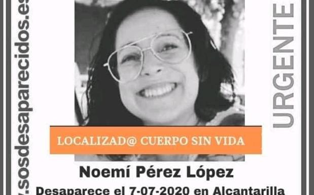 La autopsia confirma que los restos hallados junto al cementerio de Javalí Viejo son de Noemí Pérez