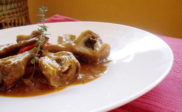 Ensalada de (alcachofas) la abuela