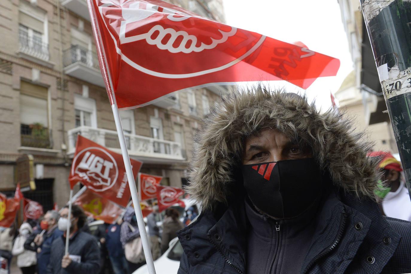 Concentración del sector agroalimentario en la sede de Croem en Murcia