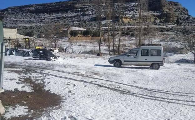 La nieve llega al Noroeste de la Región de Murcia