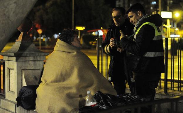 El Semas atiende a siete personas en las calles de Murcia debido al descenso de las temperaturas