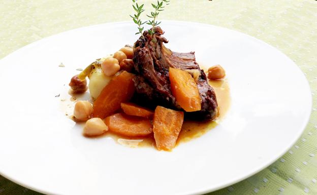 Costillas de cerdo cocidas