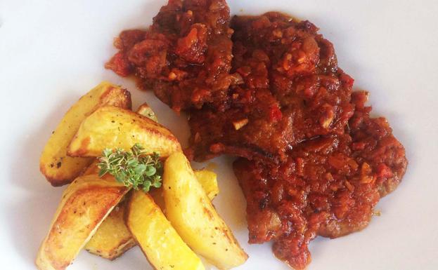 Escalopines al tomate