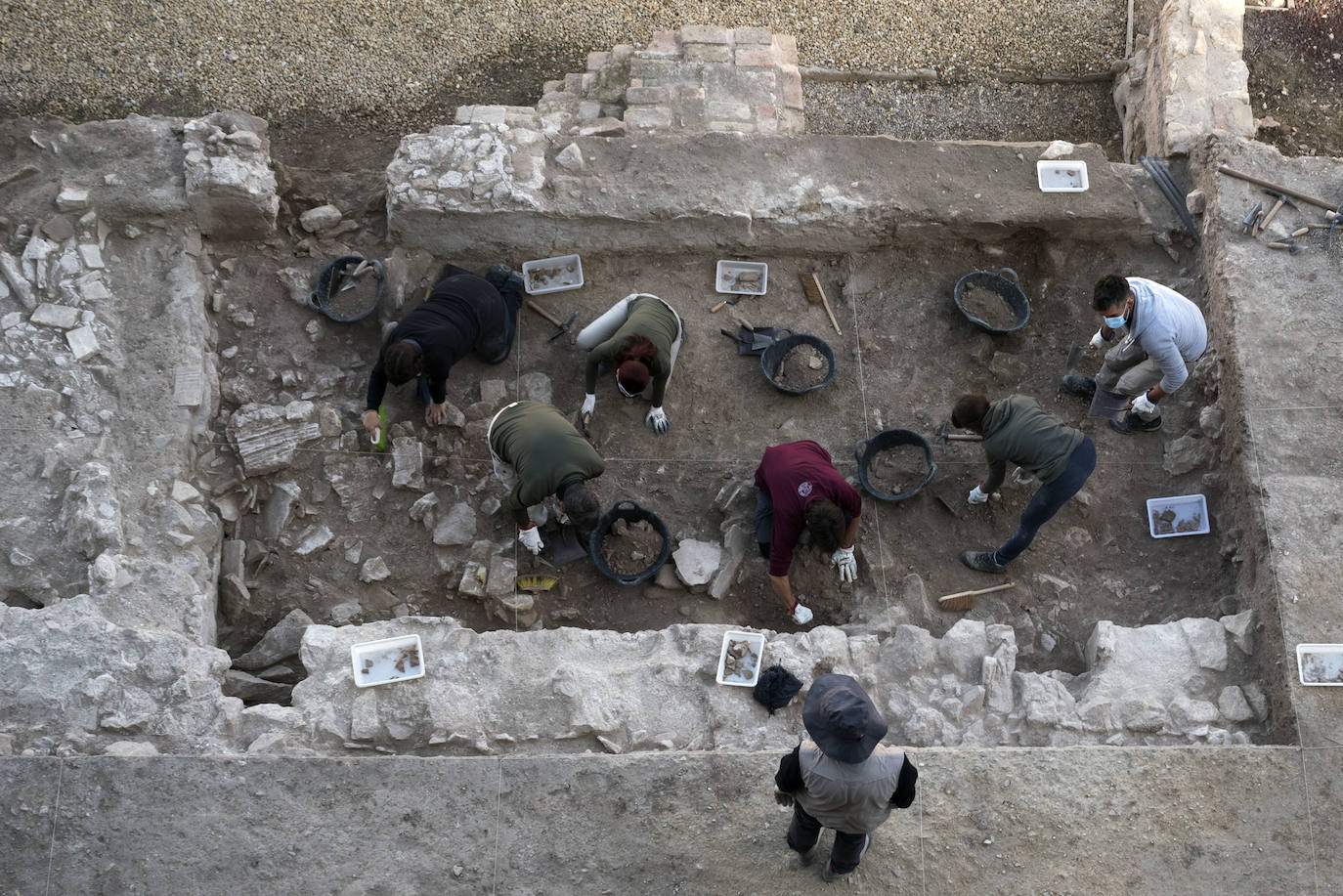 Trabajos en la judería medieval de Lorca