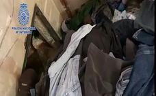 Tres detenidos por explotar a sus trabajadores en una empresa textil en Fuente Álamo y esconderlos en un zulo
