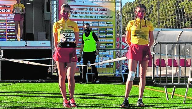 María Martínez cierra su gran año ganando el Nacional sub-20 de Trail