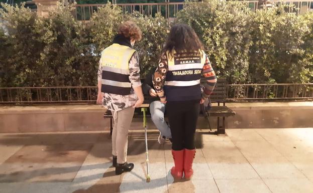Atendidas en Murcia un total de 31 personas sin hogar desde el inicio de la 'Operación Frío' de este año