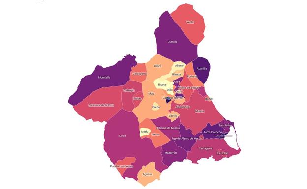 Esta es la situación de la pandemia municipio a municipio antes de Navidad