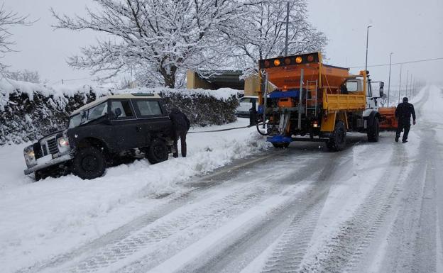 Estas son las carreteras de la Región de Murcia afectadas por la nieve