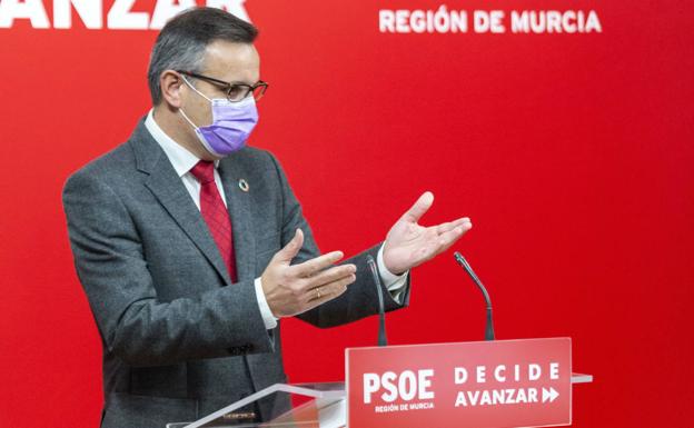 Conesa: «El PSOE será ejemplar tomando medidas con los cargos públicos que se salten el protocolo de vacunación»