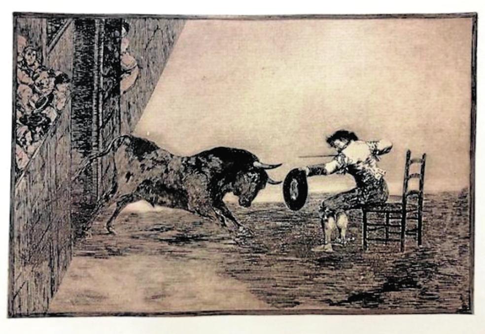 'Temeridad de Martincho en la plaza de Zaragoza', de Francisco de Goya./