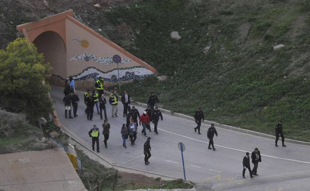 Libres los policías condenados por la muerte de un hombre en Cala Cortina