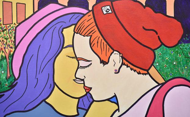 Gaby Guillén llena el LAC de Murcia de 'besos pop' con motivo de San Valentín