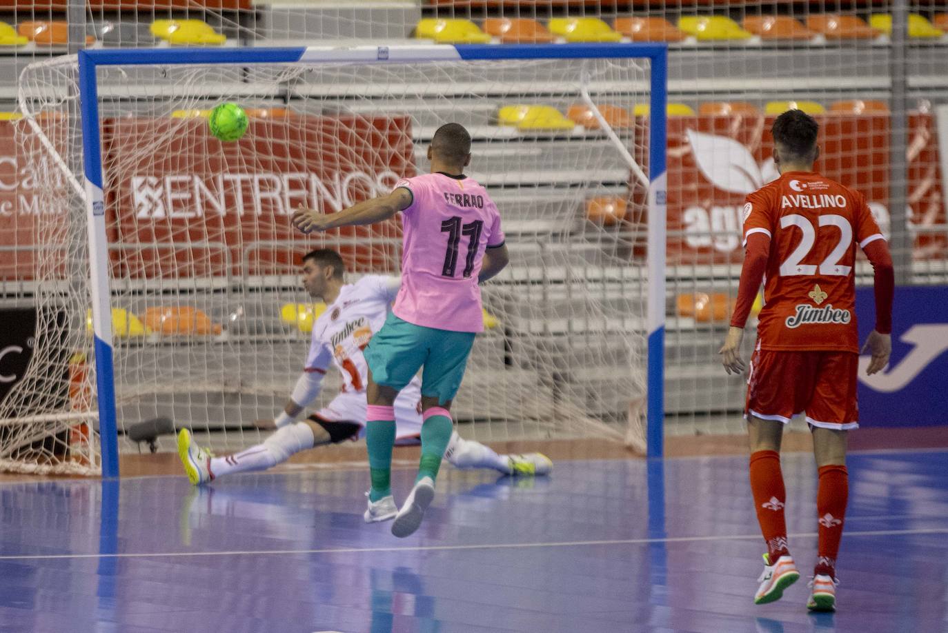 El Barça gana en casa del líder Jimbee Cartagena y Palma asciende al primer lugar El Barça gana en casa del líder Jimbee Cartagena y Palma asciende al primer lugar