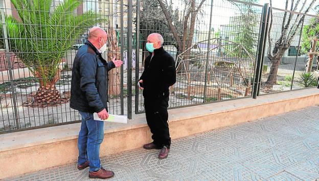 IU pide la rehabilitación de los jardines del Ibáñez Martín en Lorca
