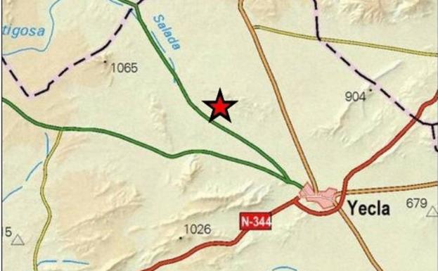 Un pequeño seísmo de 1,6 grados hace temblar ligeramente Yecla