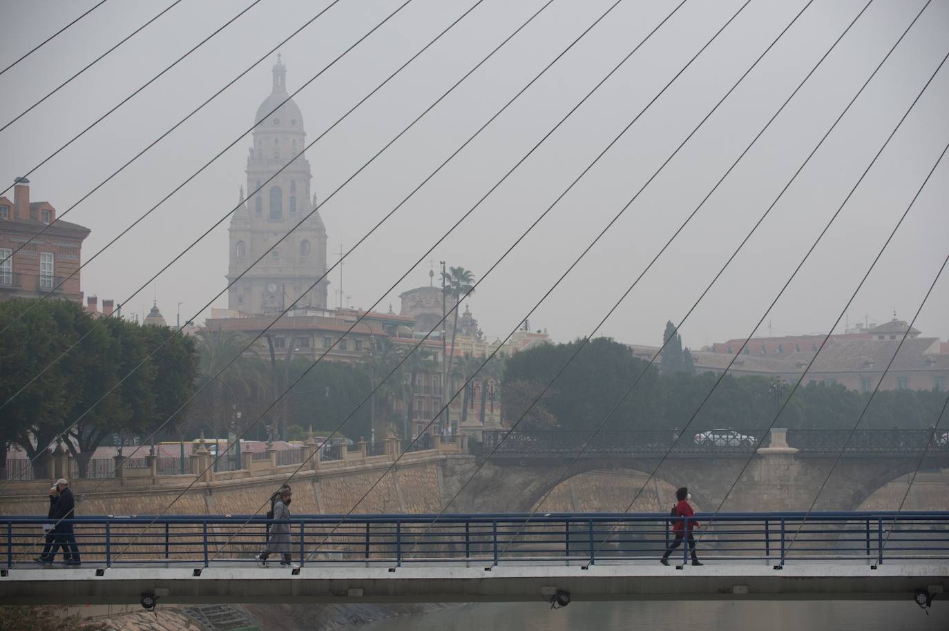 La razón por la que hay tanta niebla en Murcia esta mañana