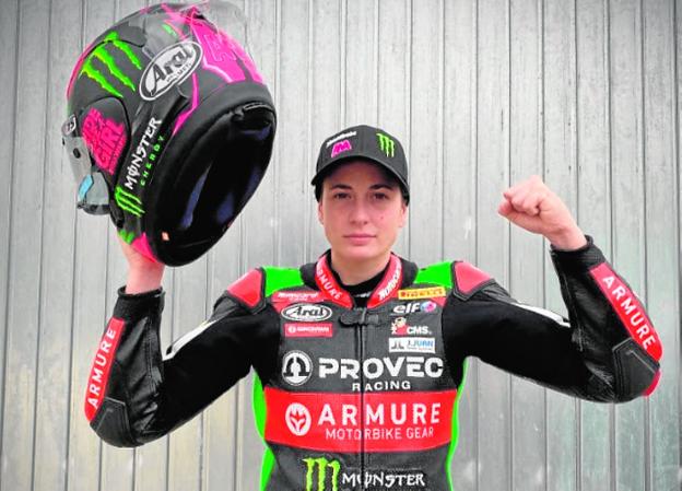 Ana Carrasco está lista y «muy motivada» para volver a los circuitos